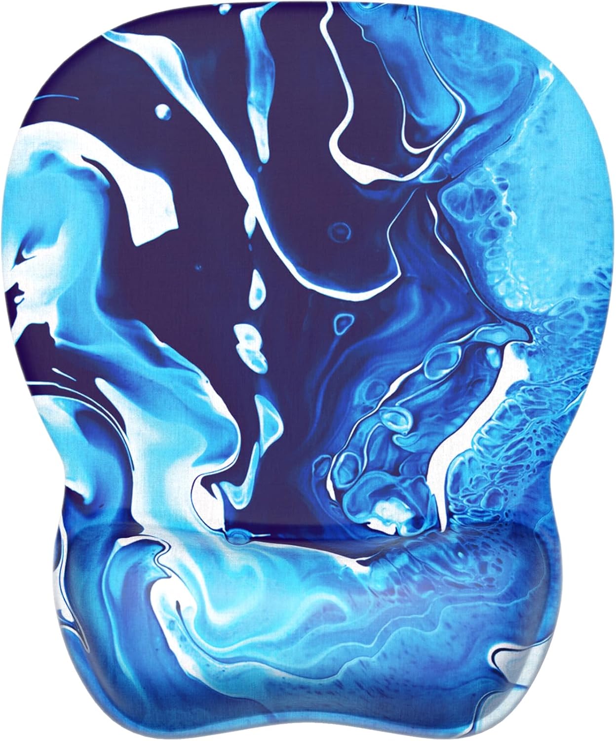 MROCO Ergonomic Mouse Pad with Gel Wrist Rest. Smooth Wrist Support Surface. Non-Slip PU Base for Pain Relief. Comfortable Mousepad for Computer. Laptop. Office & Home. 9.4 x 8.1 in. Black