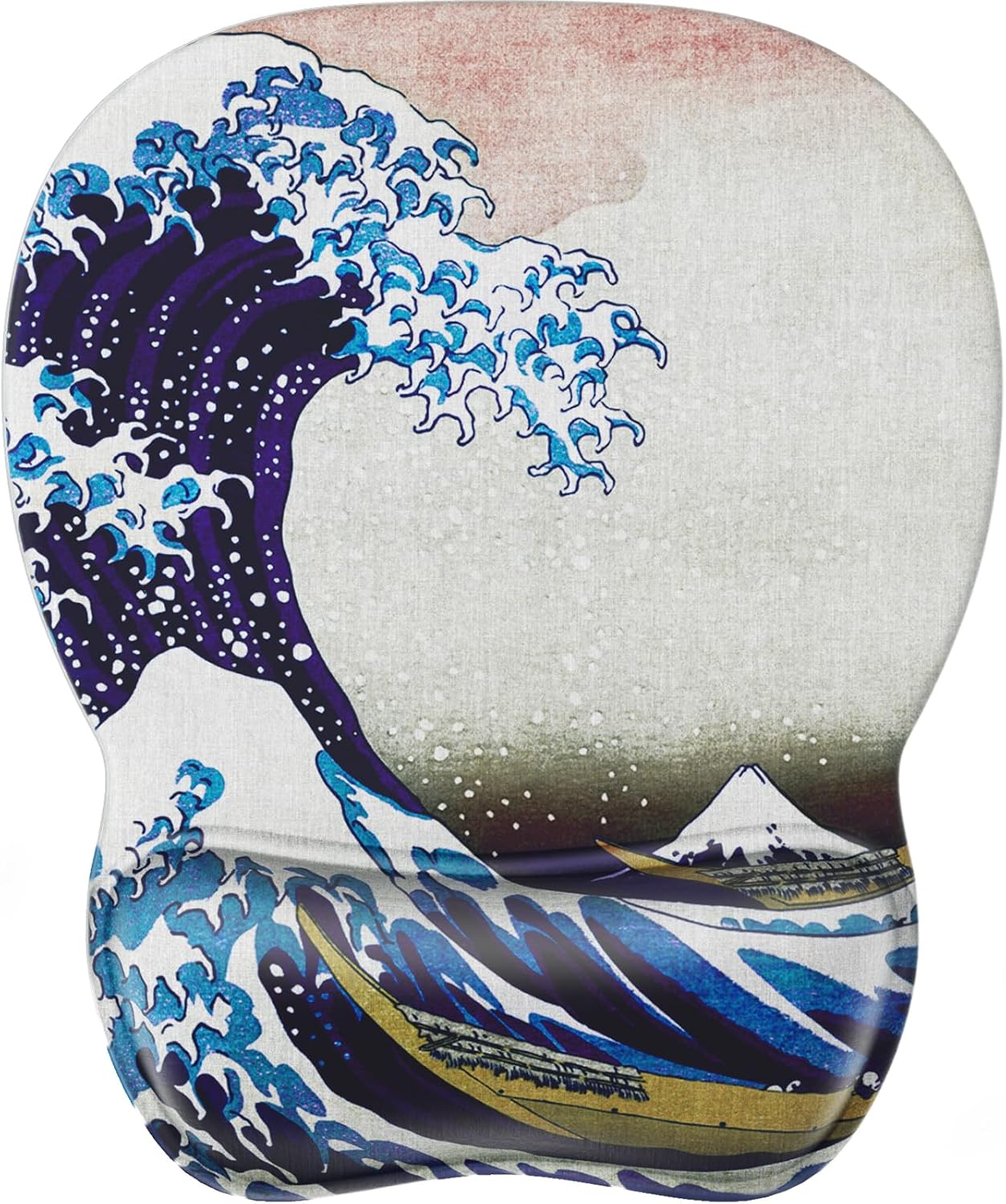 MROCO Ergonomic Mouse Pad with Gel Wrist Rest. Smooth Wrist Support Surface. Non-Slip PU Base for Pain Relief. Comfortable Mousepad for Computer. Laptop. Office & Home. 9.4 x 8.1 in. Black